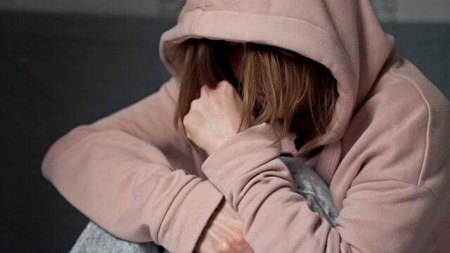 Woman in severe physical or mental pain. Drug and alcohol withdrawal.