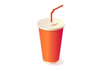 juice illustration isolated on white background