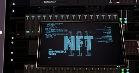 NFT Crypto Art symbols illustration