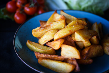 delicious home made wedges fries 
