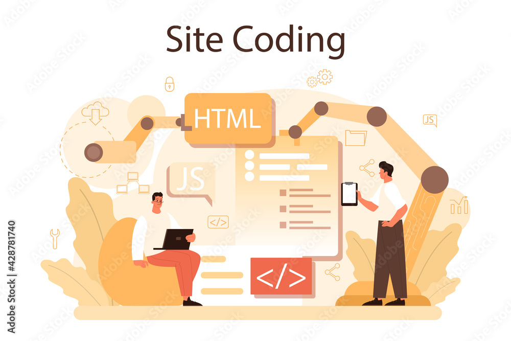 Poster website development. support and development service. web page