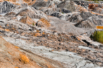 Quarry. Landscape. Clay quarry. Beautiful landscape.