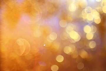 golden bokeh blurred circles background, abstract blurred design pattern
