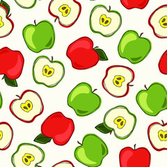 Funny apples pattern