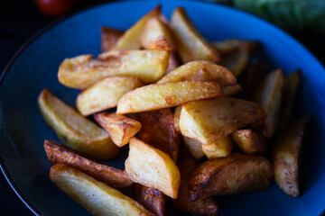 delicious home made wedges fries 
