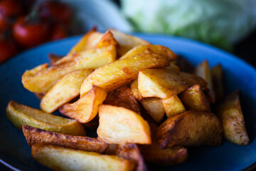 delicious home made wedges fries 