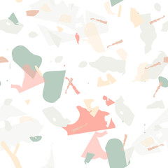 Terrazzo seamless pattern. Modern classic