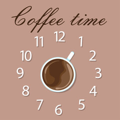 Coffee time card