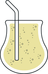 Light shake icon on white. EPS10