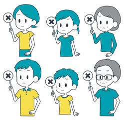 三世代家族　不正解　セット