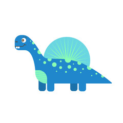 Green dinosaur vector illustration