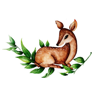 Bambi fue pintado en acuarela