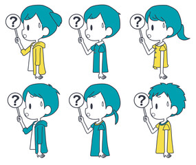 男の子　女の子　疑問　質問　セット