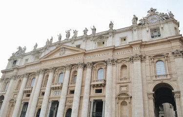 Fototapeta na wymiar Saint Peter's Square | Vatican City, Rome, Italy | Europe Travel Photography