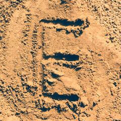 sand alphabet