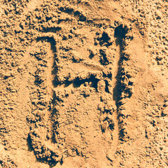 sand alphabet