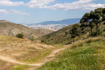 Fototapeta premium Environmental park Peramatos - Schistos in Athens District (Greece)