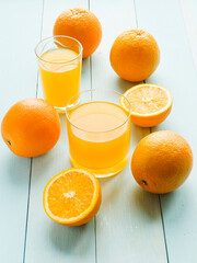 Orange juice in glass