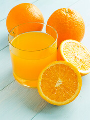 Orange juice in glass