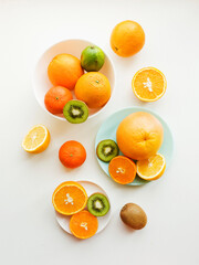 Fresh citrus fruits