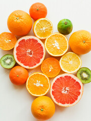 Fresh citrus fruits