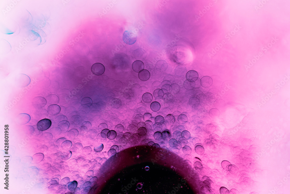 Poster beautiful abstract surreal drops light pastel swirl magic . background pattern for design. macro pho