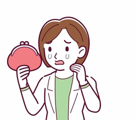 Young woman in a lab coat