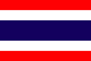 Flag of Thailand. Thai flag and colors according to the royal court. for use background.