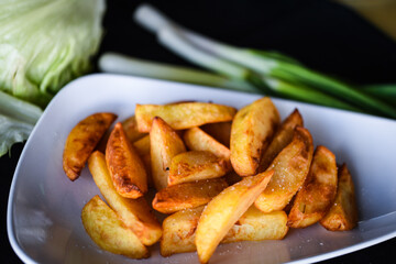 delicious home made wedges fries 