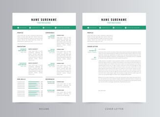 Clean Resume/CV and Cover Letter Template 