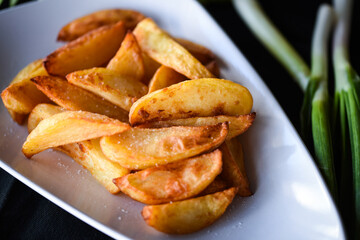 delicious home made wedges fries 