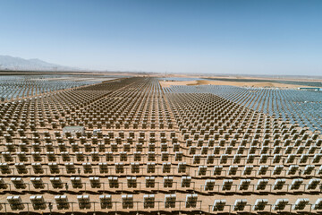 Aerial Photography of a Photovoltaic Power Plant
