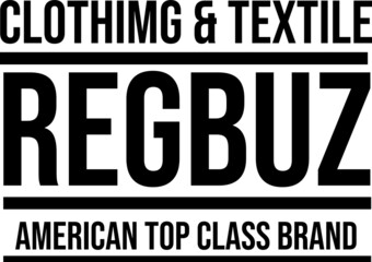 Typography Clothimg & Textile Redbuz
