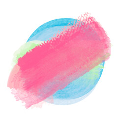 Abstract Watercolor on white background