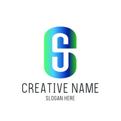 Vector Letter G S Logo