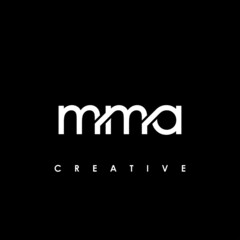 MMA Letter Initial Logo Design Template Vector Illustration