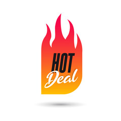Hot Deal Promotion Shopping Label