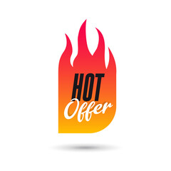 Hot Offer Promotion Shopping Label