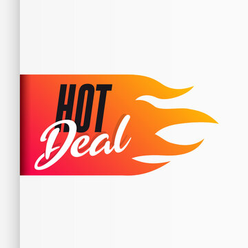 Hot Deal Promotion Shopping Label