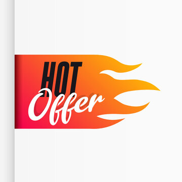 Hot Offer Promotion Shopping Label