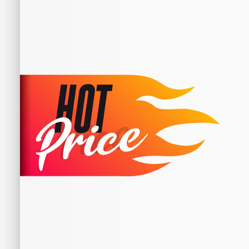 Hot Price Promotion Shopping Label