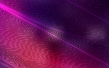 Dark Pink vector texture with colored lines.