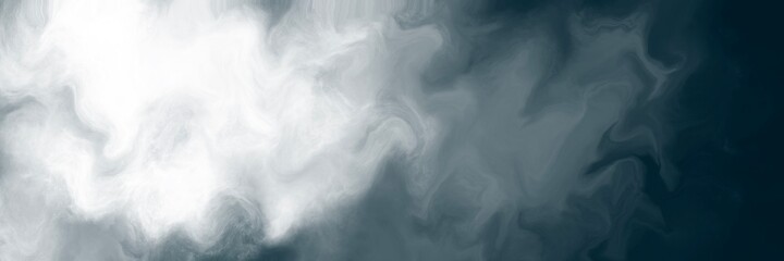 Panoramic view of the abstract watercolor paint background dark blue color grunge texture for background, banner