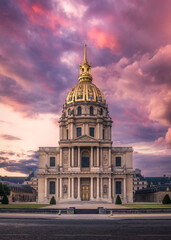 Obraz premium Dome des Invalides, tomb of Napoleon I, Paris, France