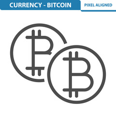 Currency - Bitcoin Icon