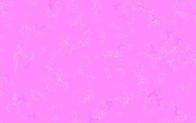 Fototapeta premium Light Pink, Yellow vector backdrop with artificial intelligence data.