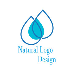 Water drop Logo Template vector illustration design