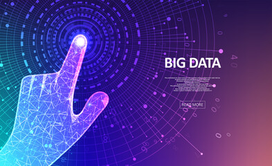 Abstract infographics visualization.