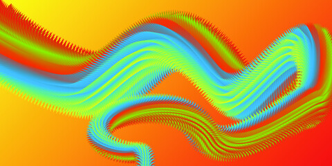 Modern abstract covers. Cool gradient shapes composition
