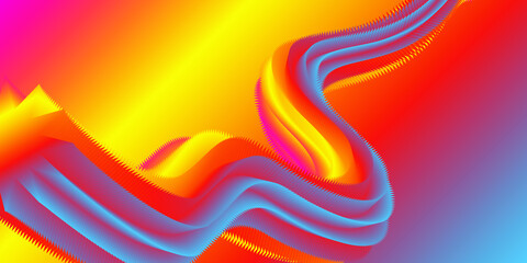 Modern abstract covers. Cool gradient shapes composition